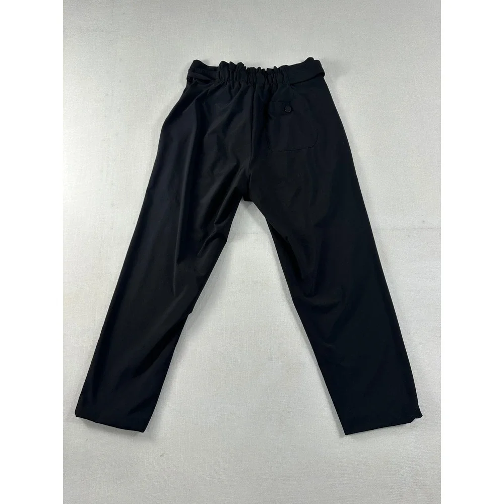 ASOS DESIGN Petite Black Wide Leg High Waisted Trousers Size US 4 137111422 - Picture 2 of 8